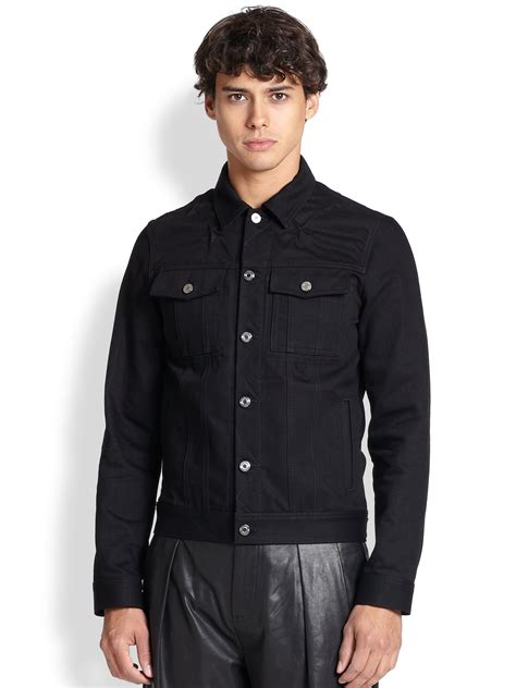 veste jean givenchy|Givenchy denim jacket men.